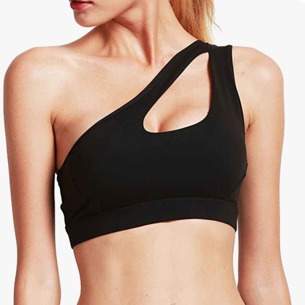 One Shoulder Sports Bra